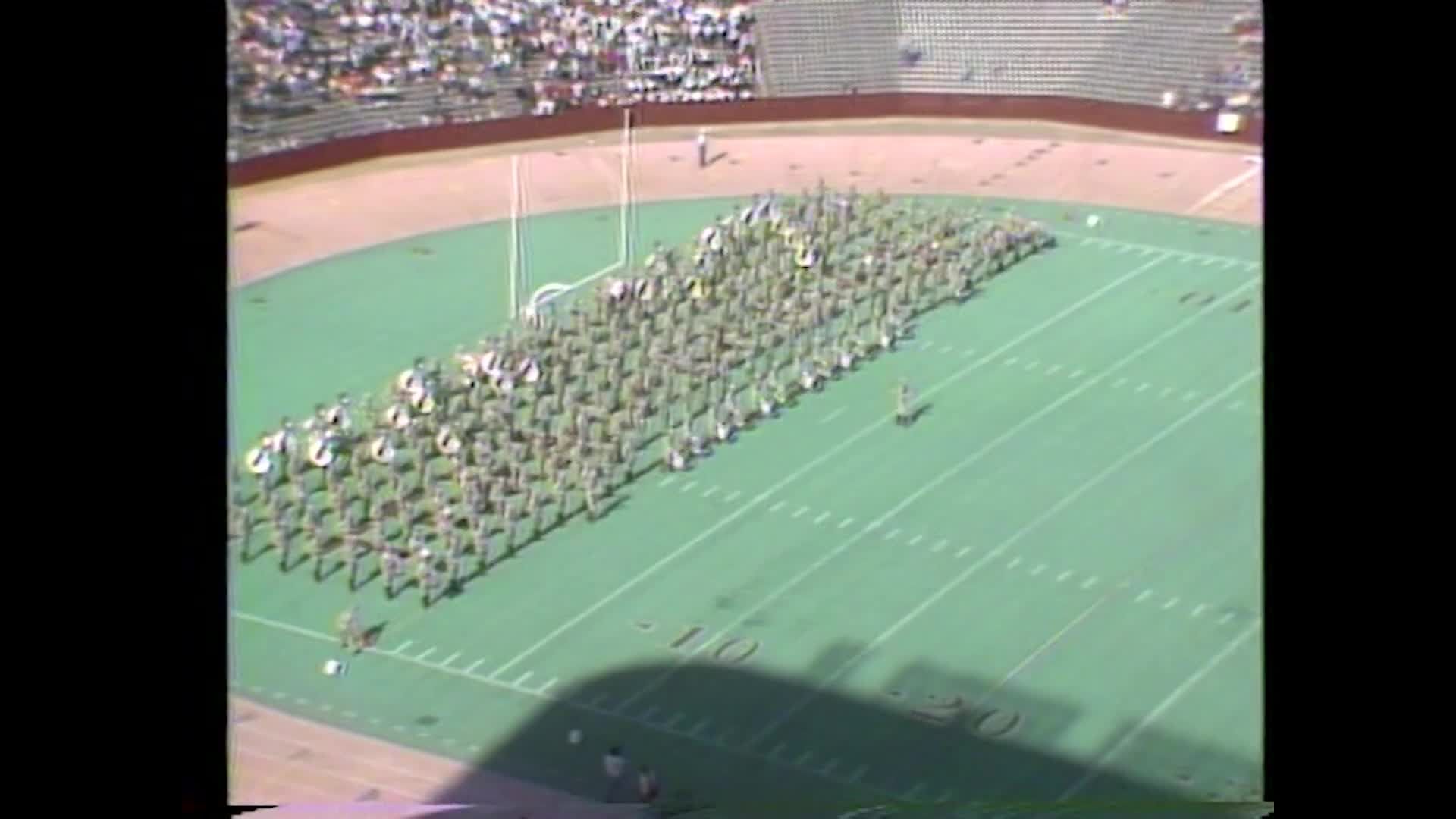 1986 TAMU vs Rice Halftime Drill