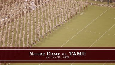 TAMU vs Notre Dame Halftime Drill 2024