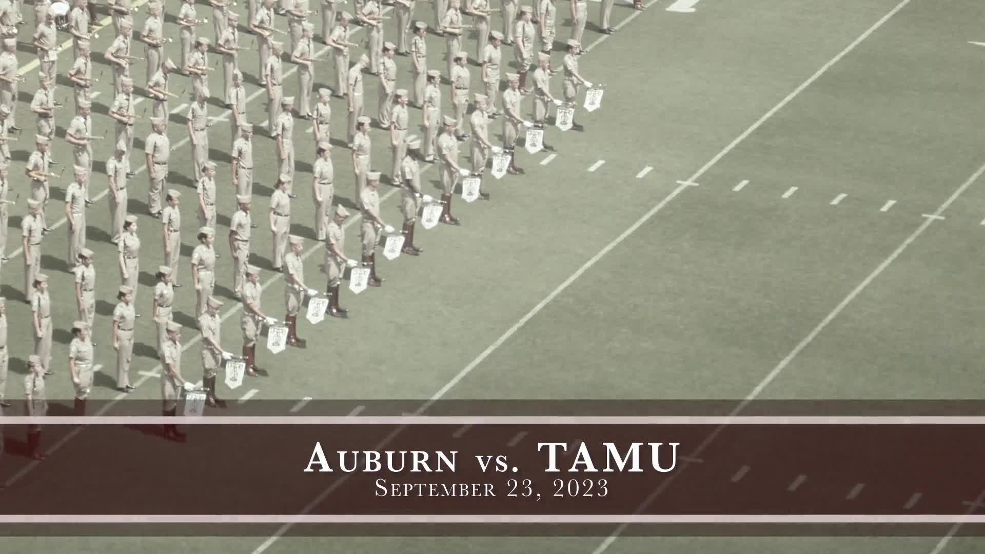 TAMU vs Auburn Halftime Drill 2023