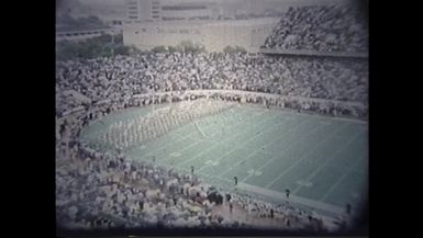 1975 TAMU vs Baylor Halftime Drill