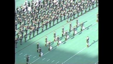 1987 TAMU vs Arkansas Halftime Drill