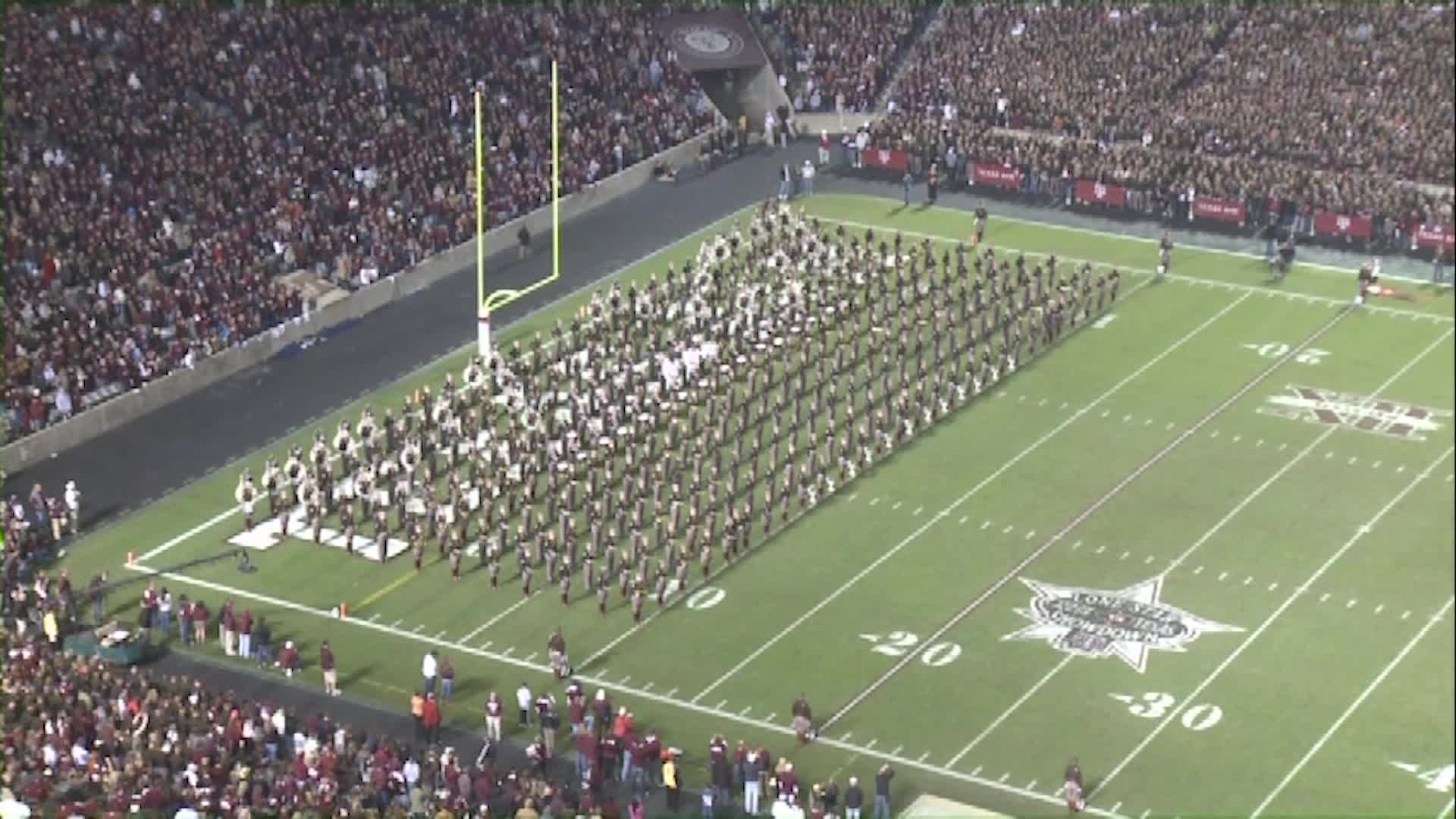 2011 TAMU vs Texas Halftime Drill