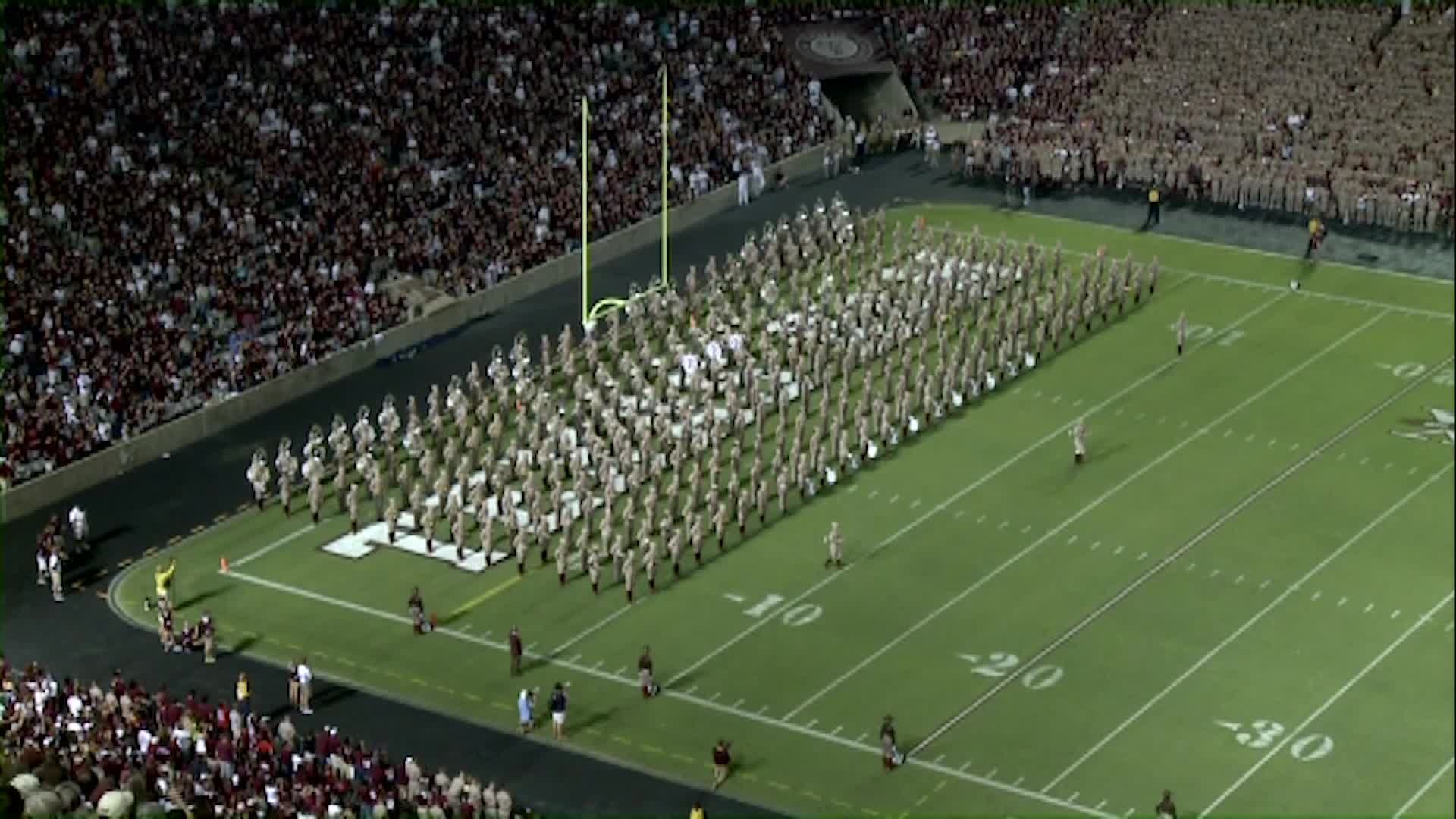 2011 TAMU vs SMU Halftime Drill