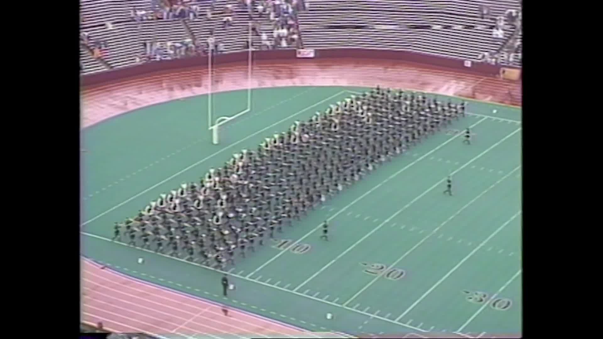 1988 TAMU vs TCU Halftime Drill 