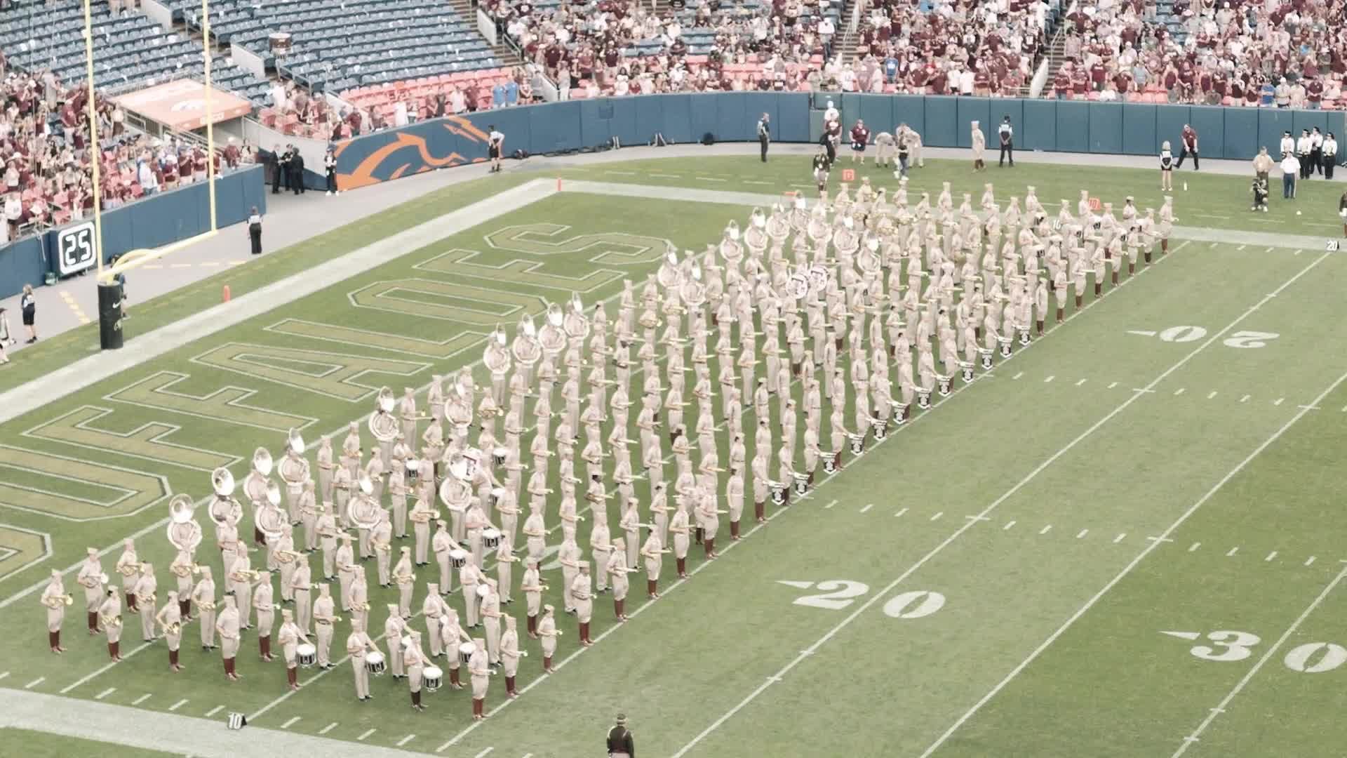 TAMU vs Colorado Halftime Drill '21