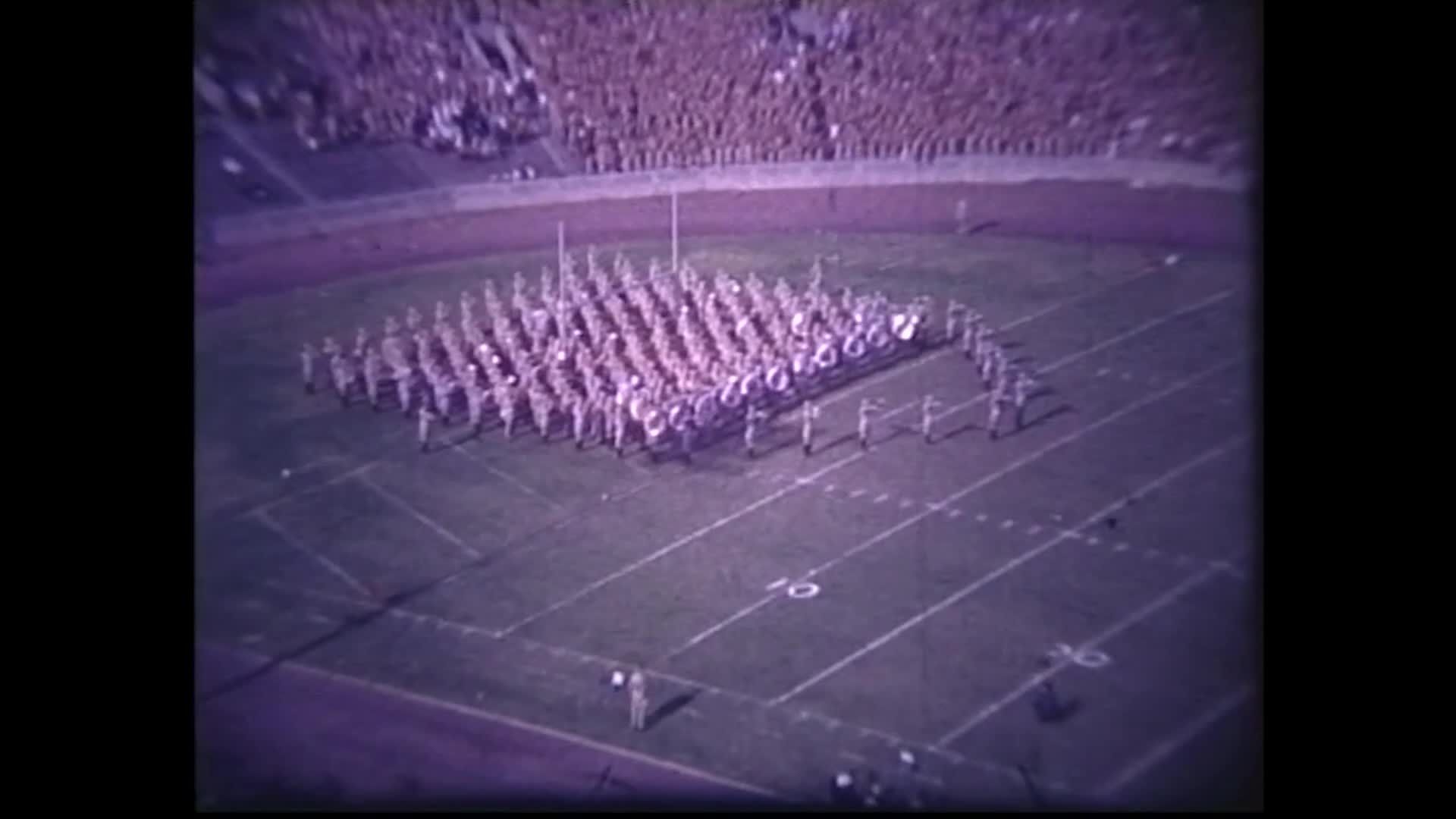 1961 TAMU vs Baylor Halftime Drill