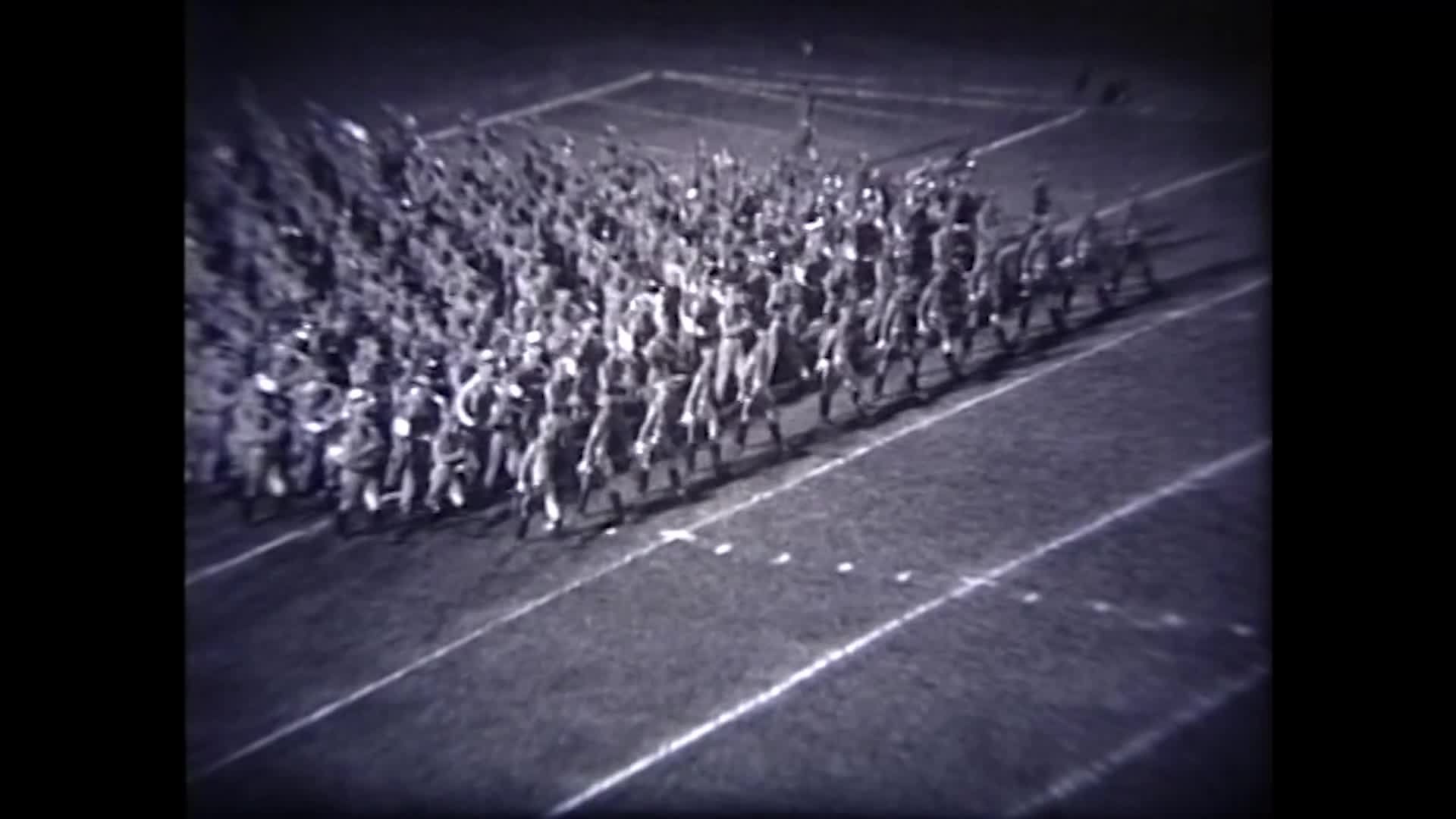 1960 TAMU vs Trinity Halftime Drill