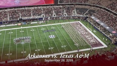 TAMU vs Arkansas Halftime Drill 2019