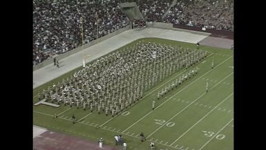 1999 TAMU vs Tulsa Halftime Drill