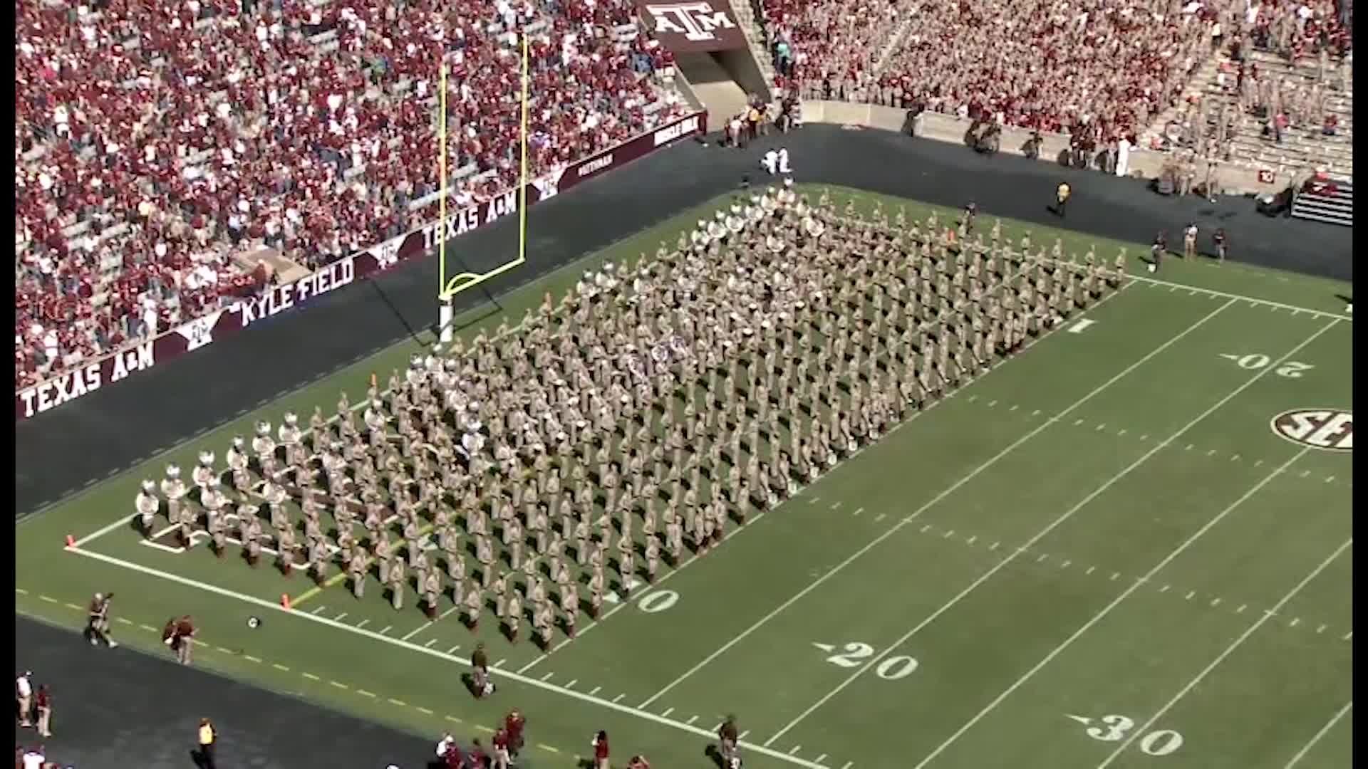 2013 TAMU vs Vanderbilt Halftime Drill