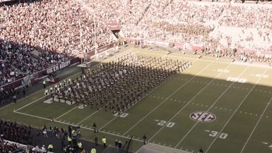 Auburn vs TAMU Halftime Drill '21