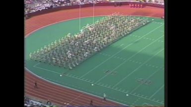 1989 TAMU vs SMU Halftime Drill