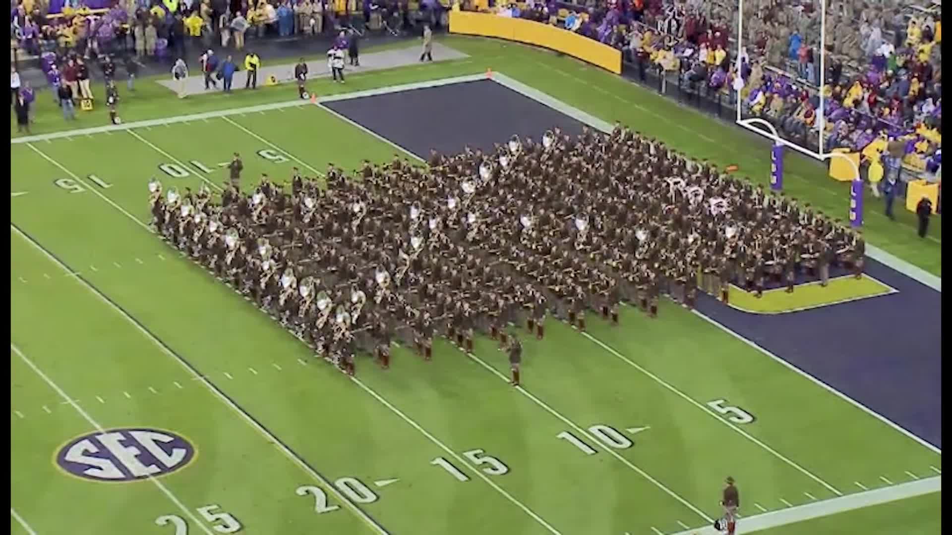 2013 TAMU vs LSU Halftime Drill