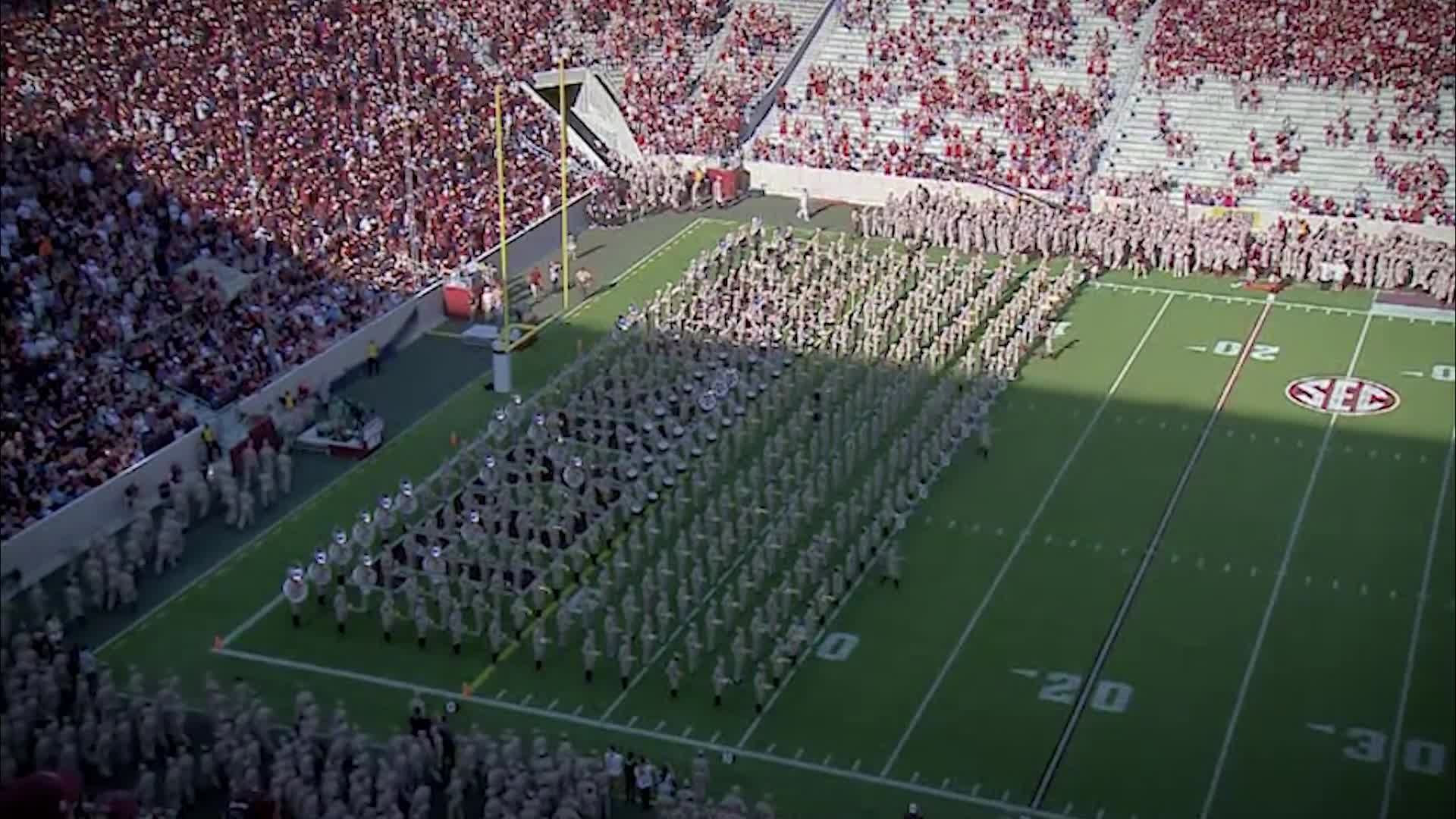 2015 TAMU vs Alabama Halftime Drill