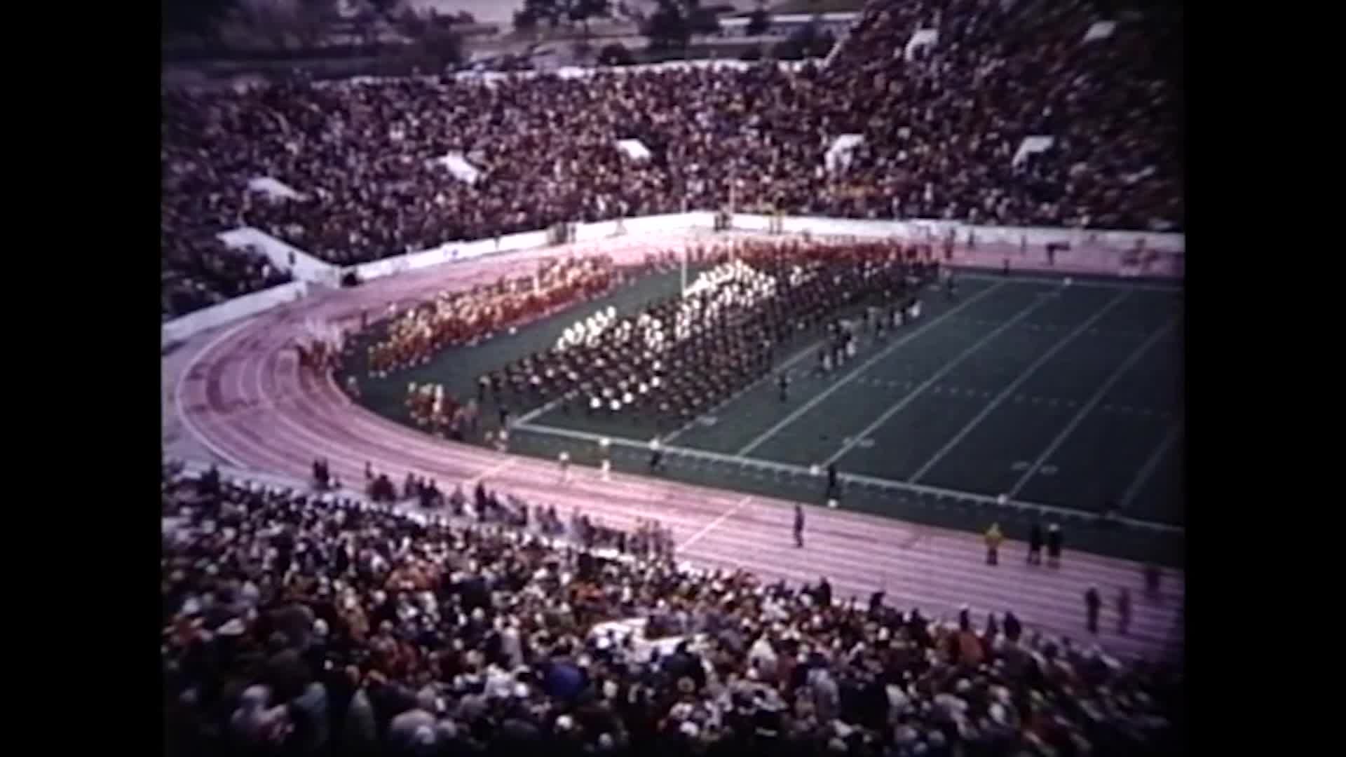 1974 TAMU vs Texas Halftime Drill