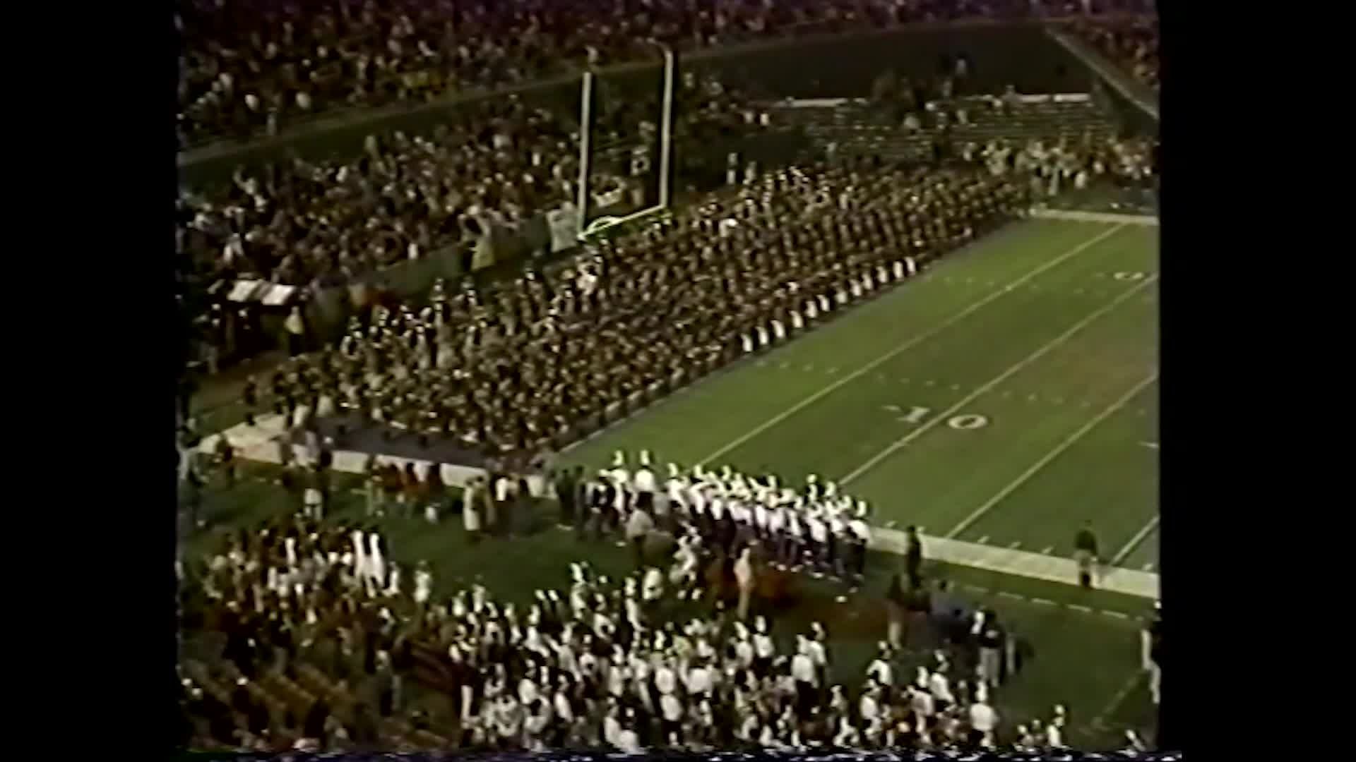 1990 Holiday Bowl Halftime Drill- TAMU vs BYU