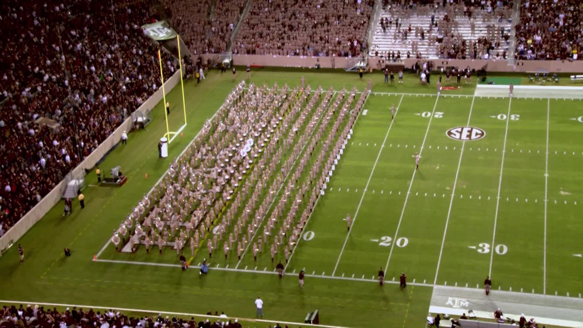 2014 TAMU vs Rice Halftime Drill