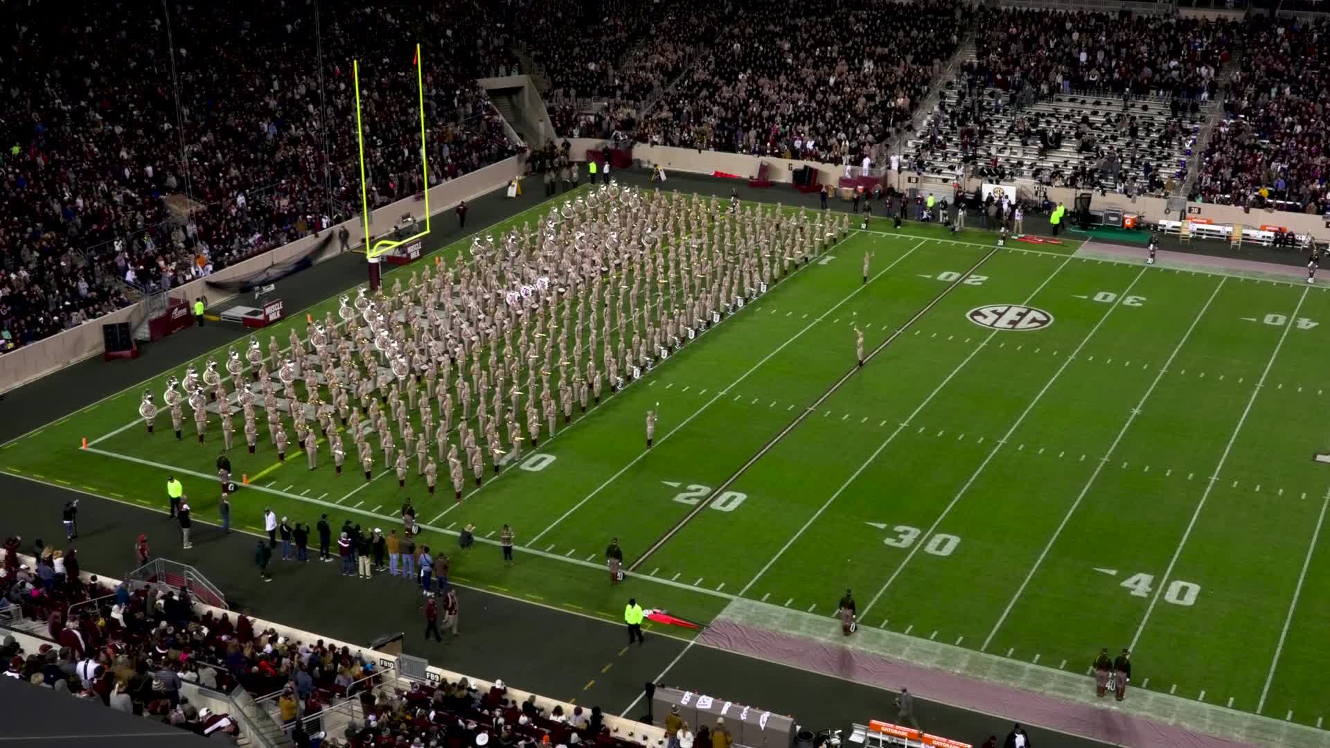 2017 TAMU vs Miss State Halftime Drill