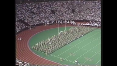 1989 TAMU vs Southern Miss Halftime Drill