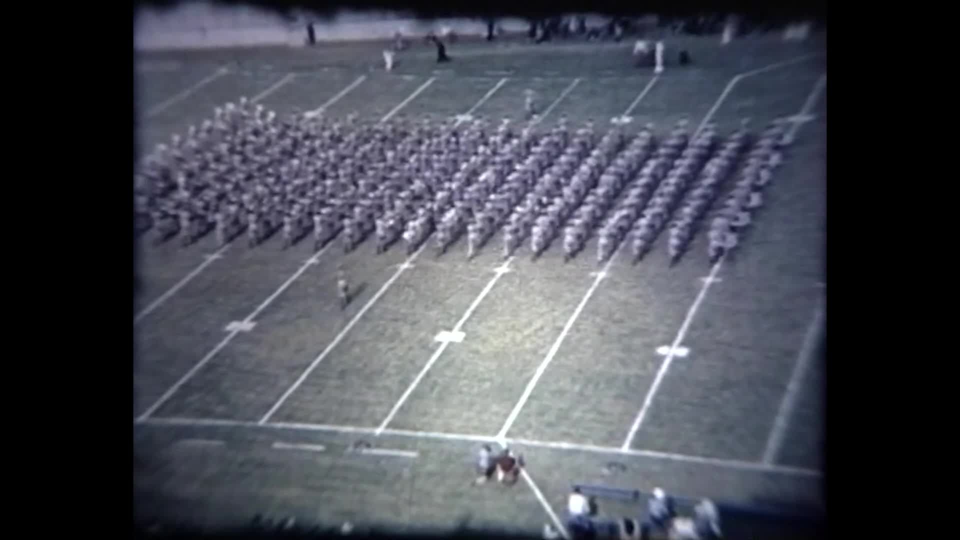 1954 TAMU vs Baylor Halftime Drill