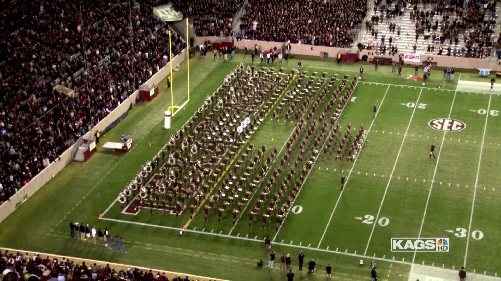 2014 TAMU vs LSU Halftime Drill