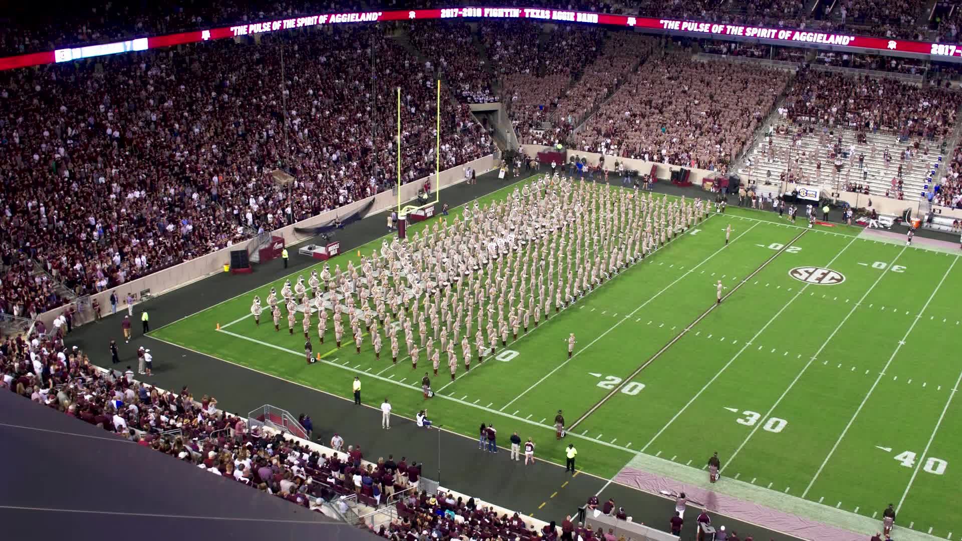 2017 TAMU vs South Carolina Halftime Drill