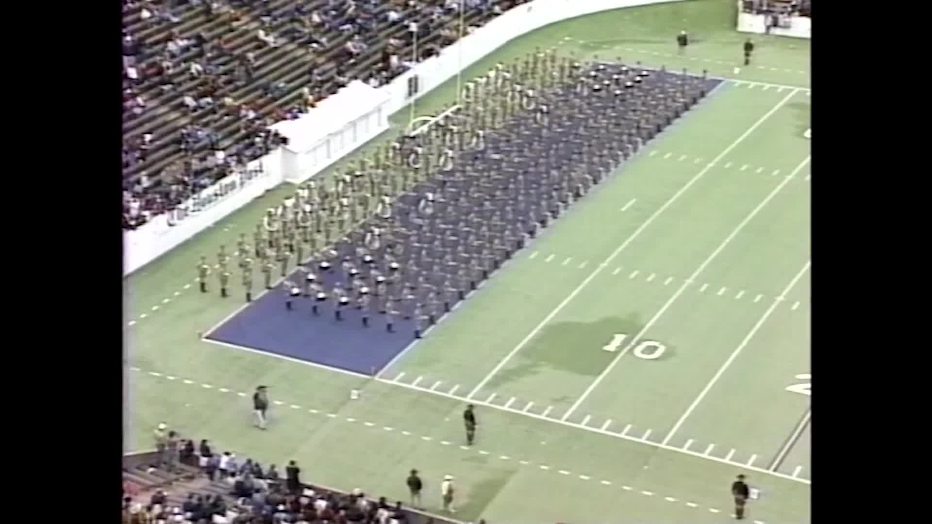 1991 TAMU vs Rice Halftime Drill