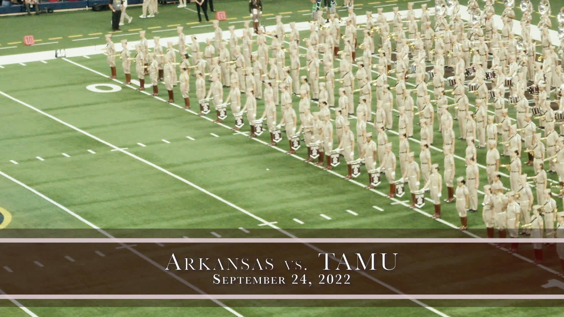 TAMU vs Arkansas Halftime Drill 2022