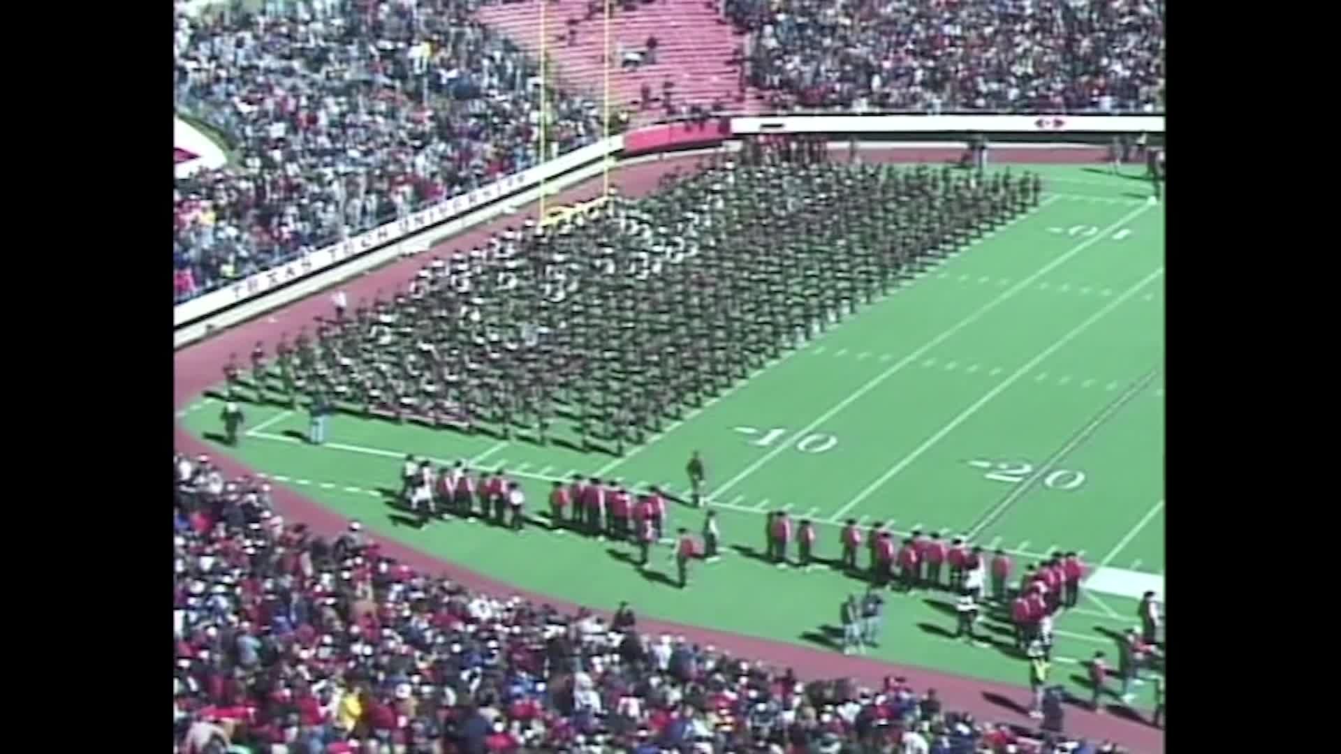 1997 TAMU vs Texas Tech Halftime Drill