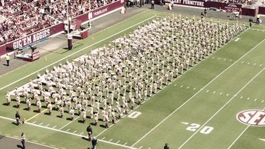 New Mexico vs TAMU Halftime Drill '21