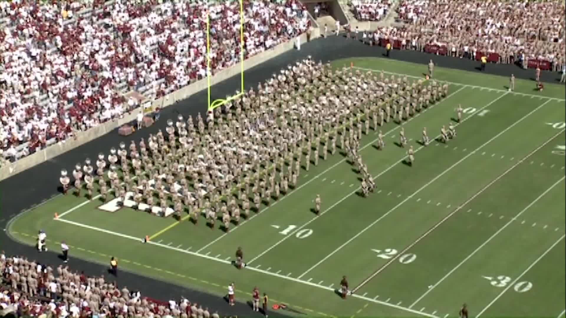 2011 TAMU vs Baylor Halftime Drill