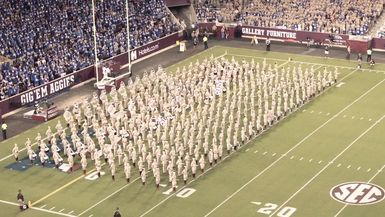 Kent St vs TAMU Halftime Drill '21