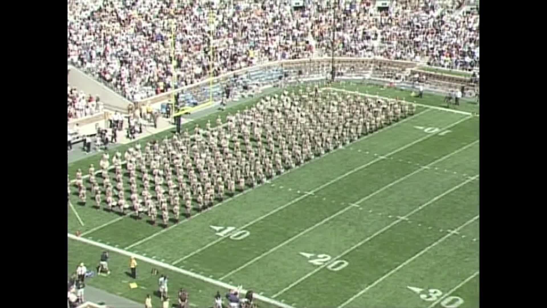 2000 TAMU vs Notre Dame Halftime Drill