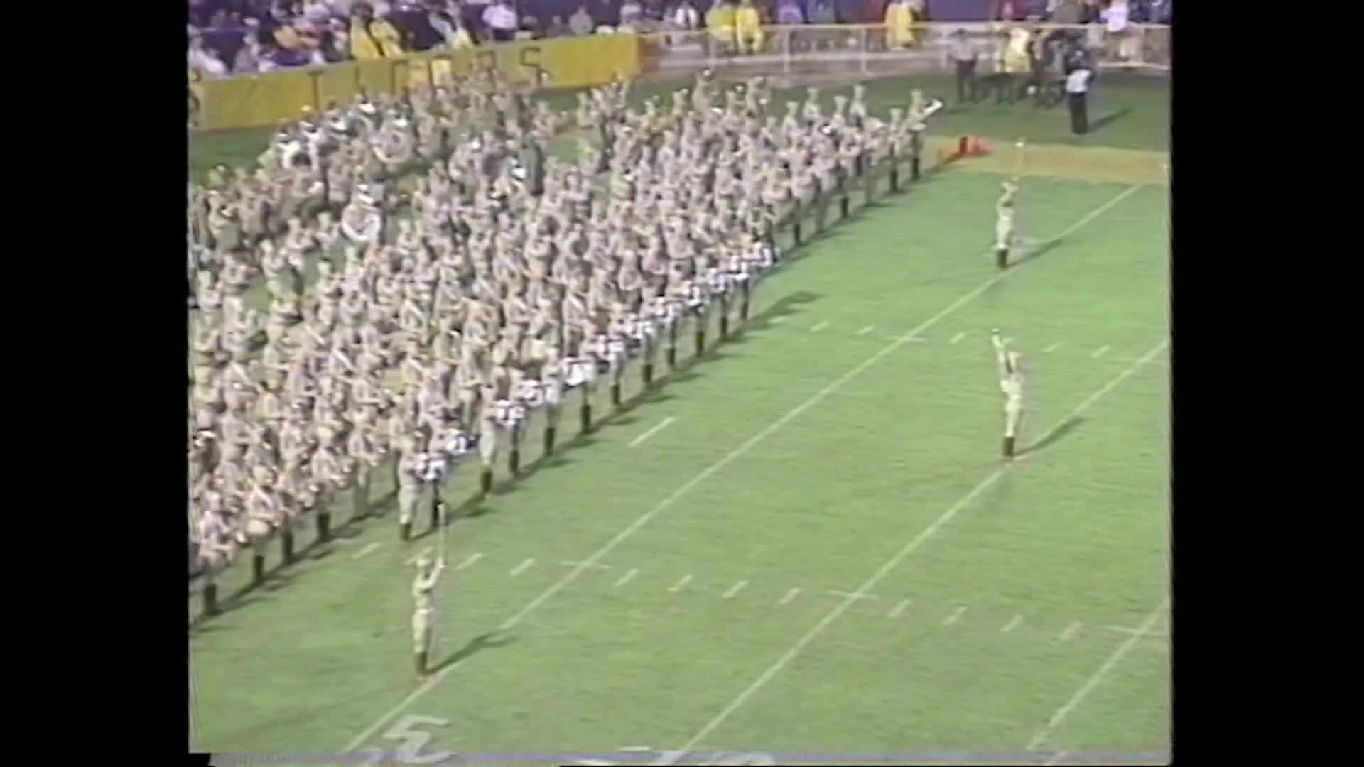 1988 TAMU vs LSU Halftime Drill