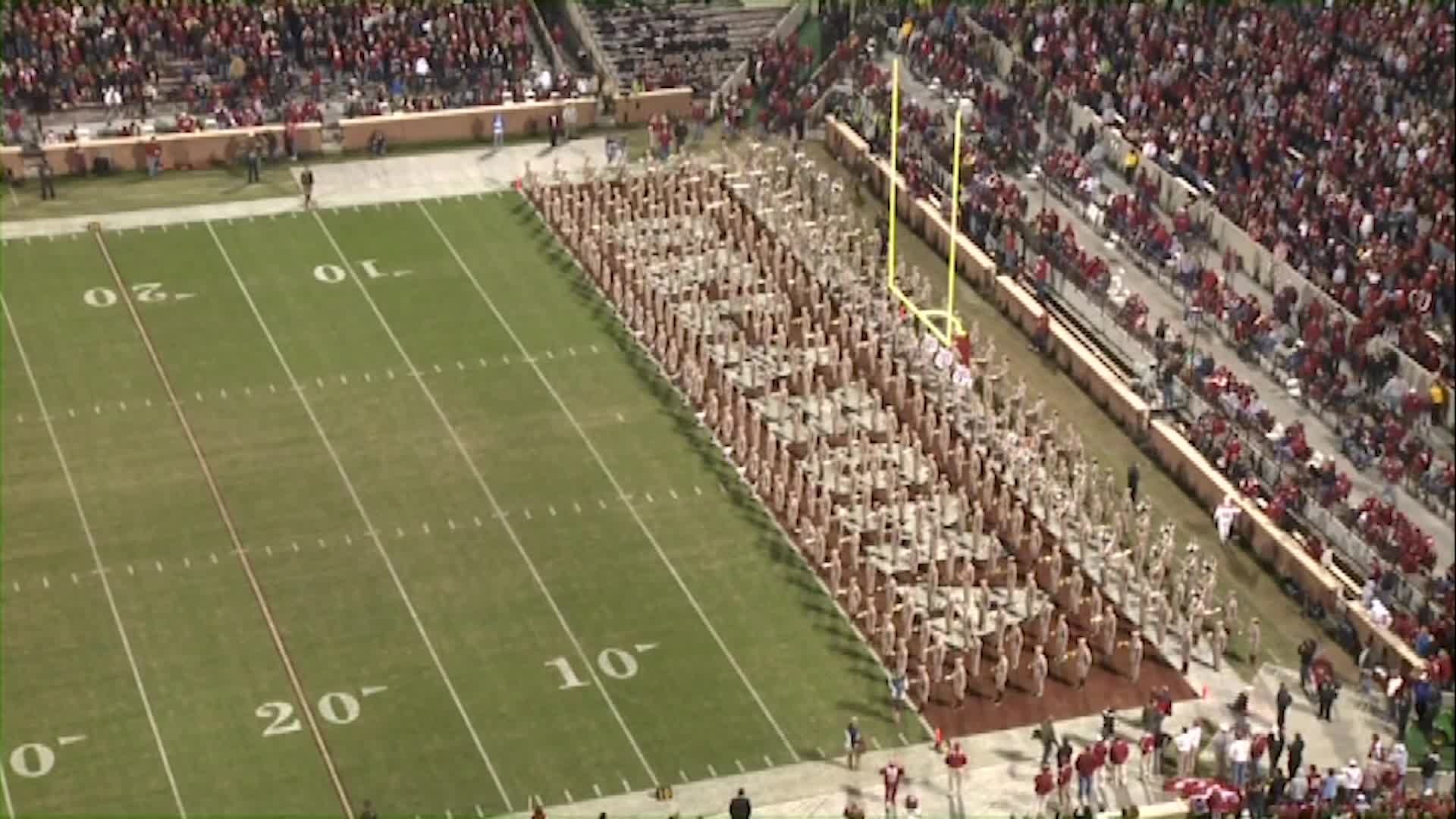 2009 TAMU vs Oklahoma Halftime Drill