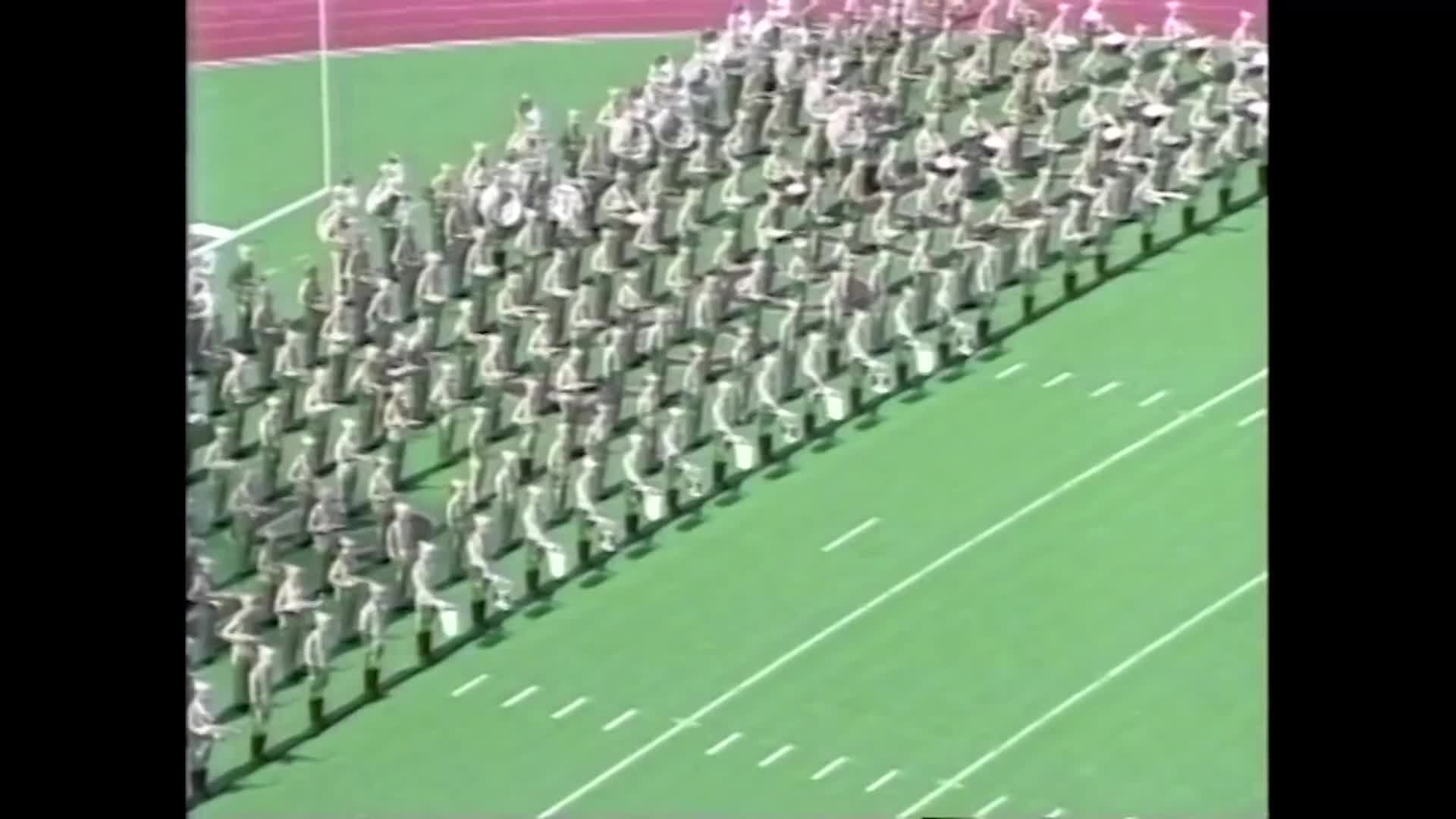 1992 TAMU vs Baylor Halftime Drill