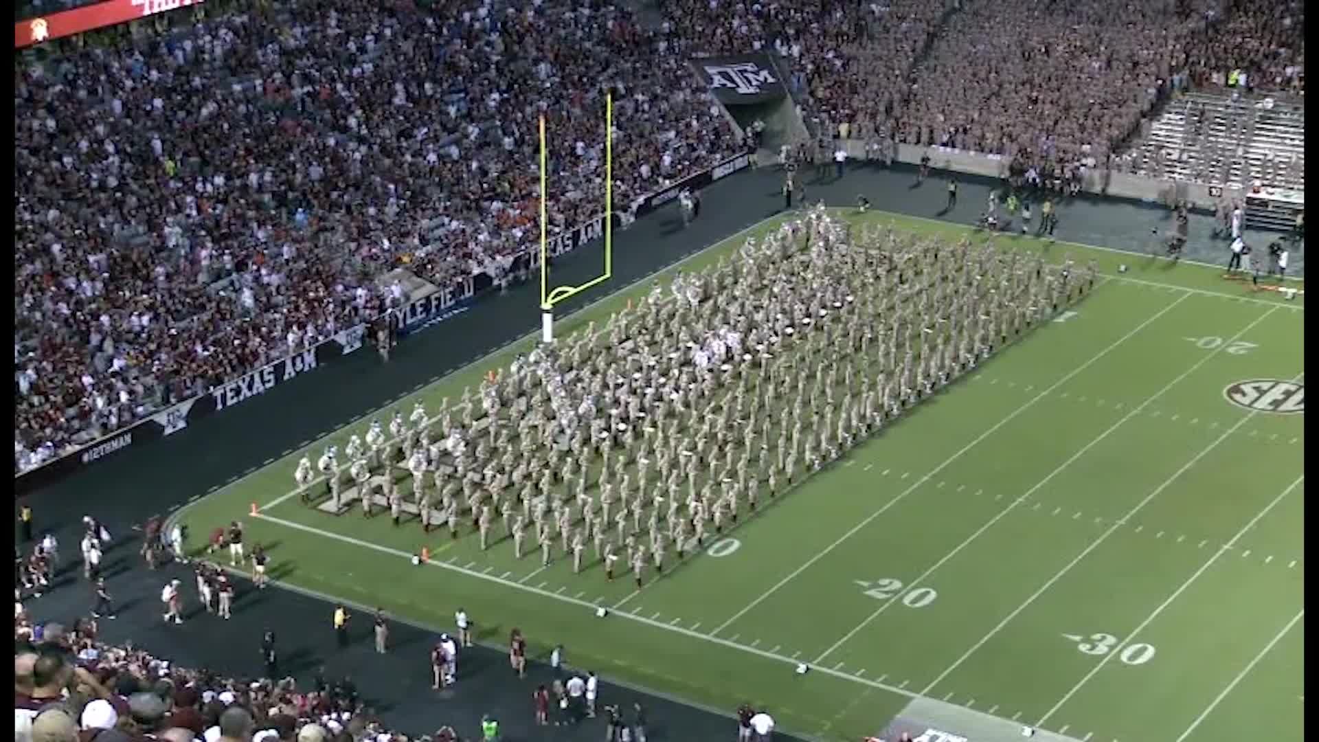 2013 TAMU vs Sam Houston State Halftime Drill