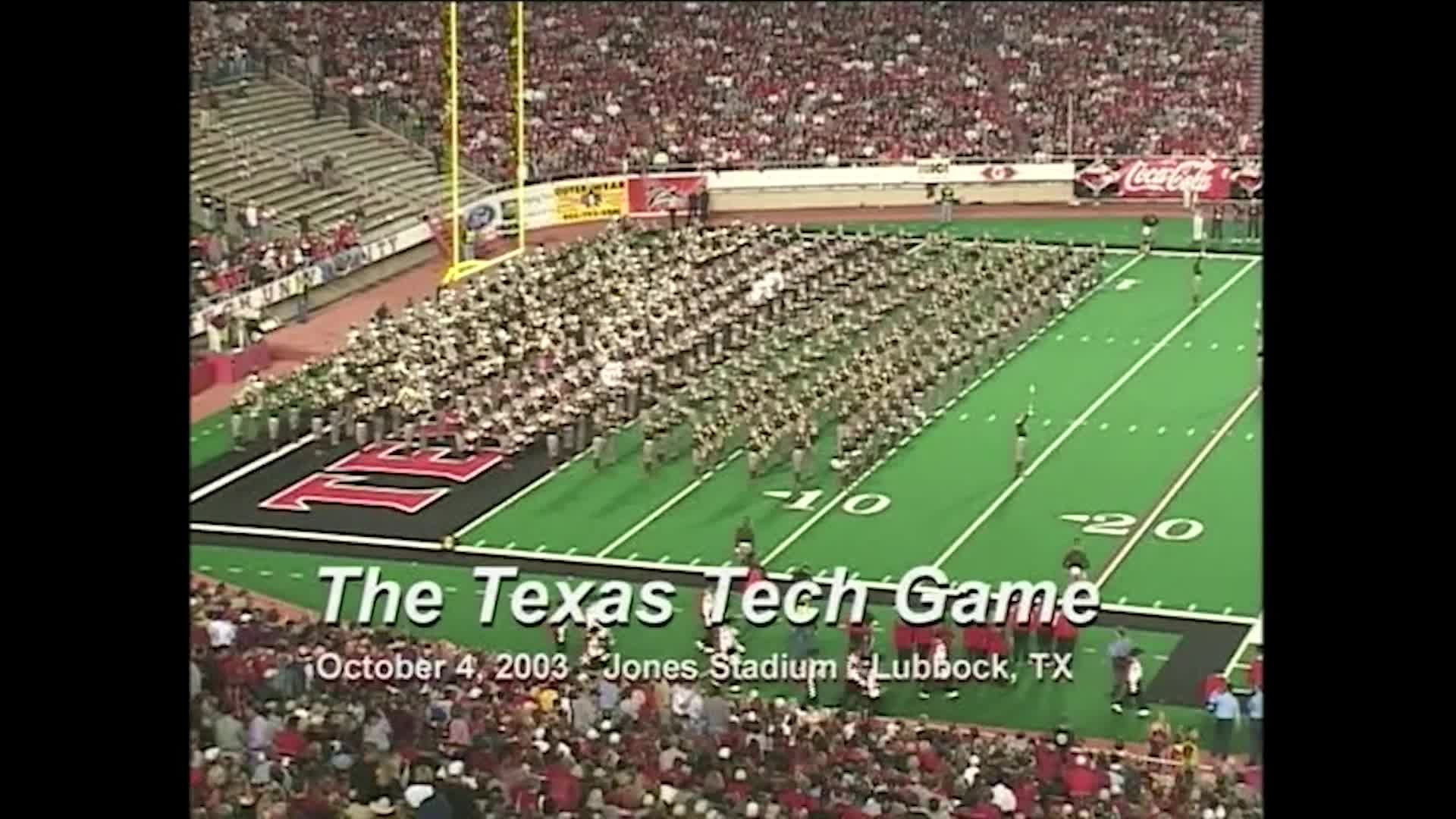 2003 TAMU vs Texas Tech Halftime Drill