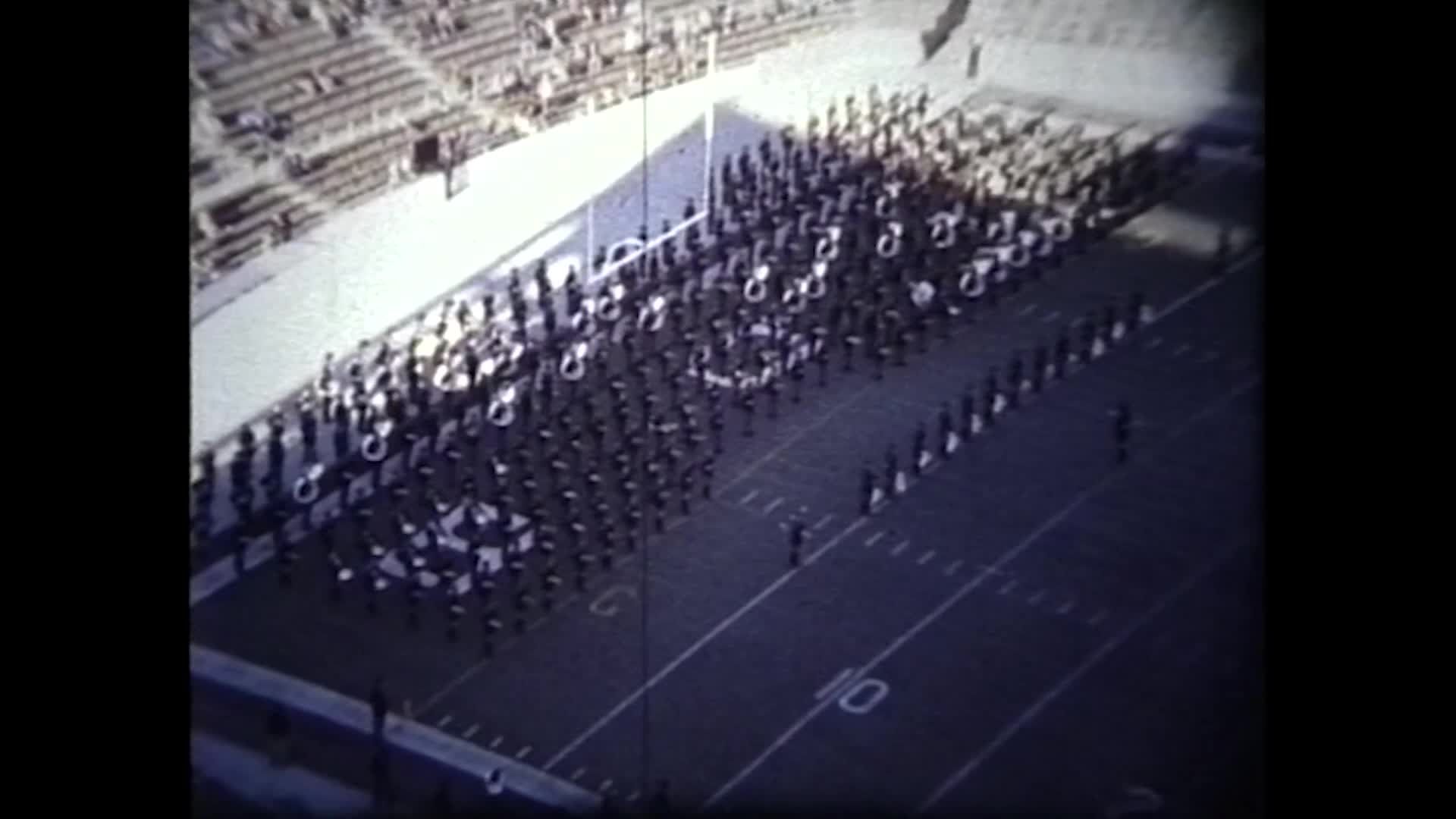 1981 TAMU vs TCU Halftime Drill