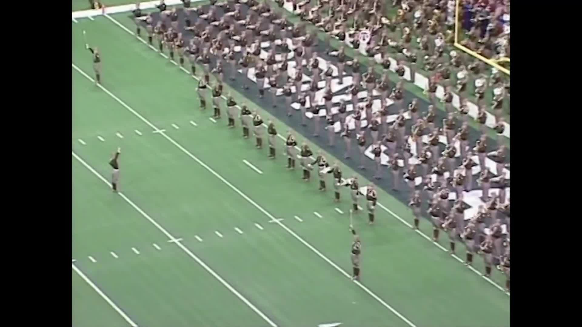 1999 Alamo Bowl Halftime Drill- TAMU vs Penn State