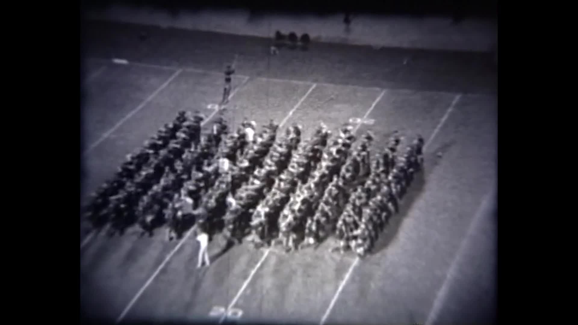 1955 TAMU vs UCLA Halftime Drill