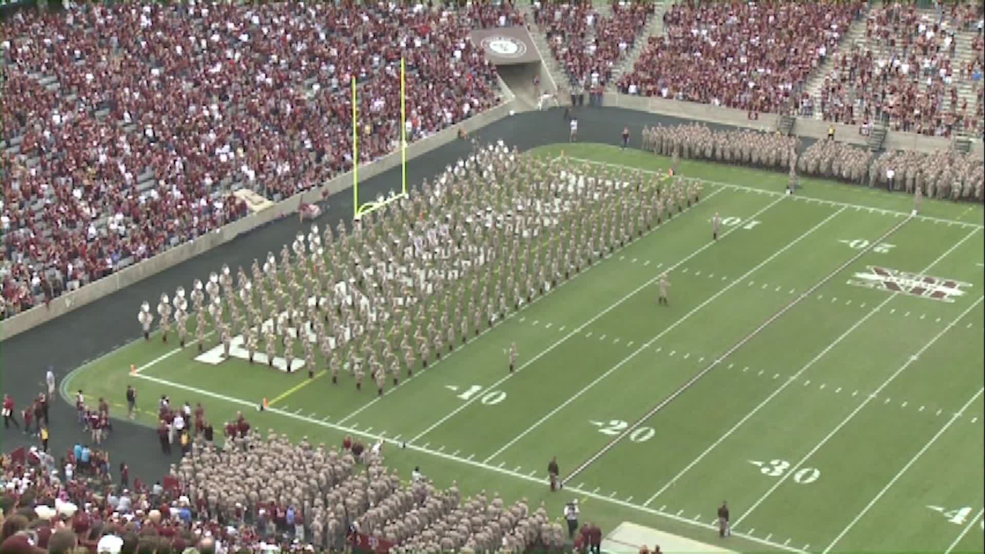 2011 TAMU vs Kansas Halftime Drill