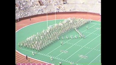 1987 TAMU vs Washington Halftime Drill