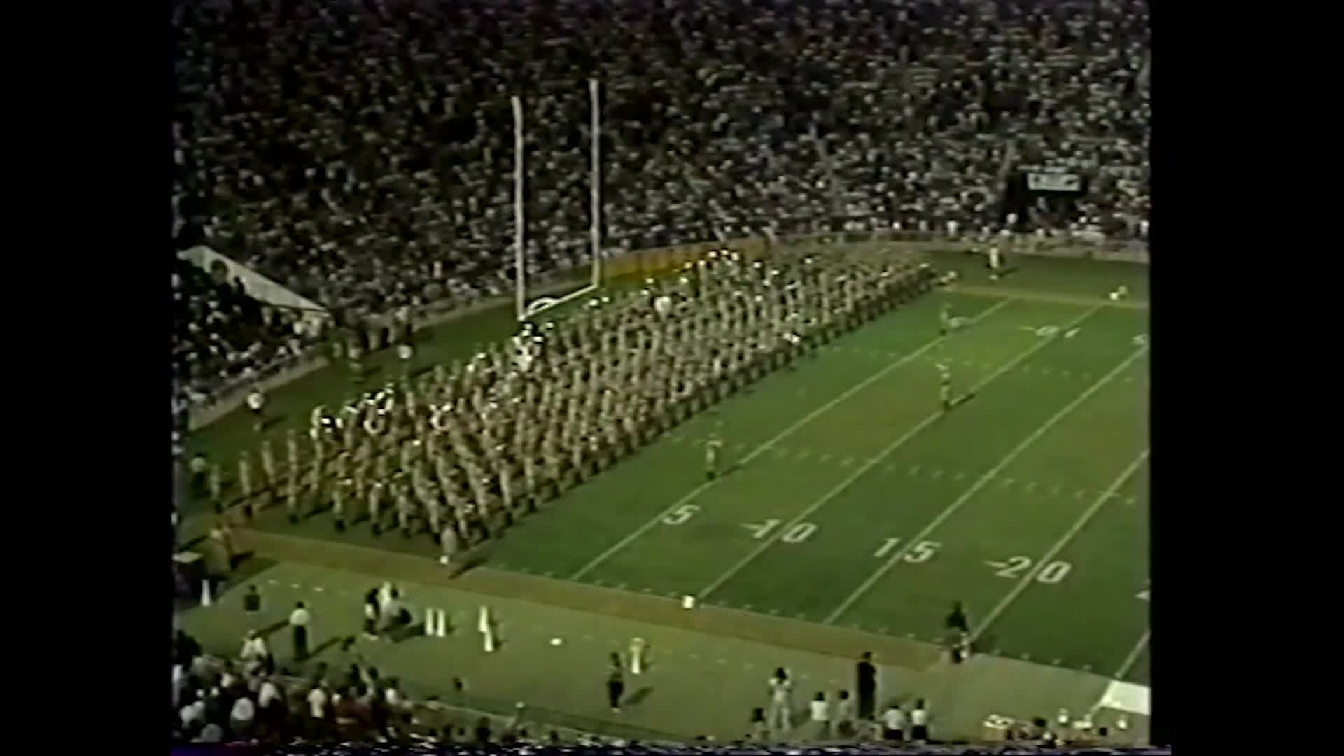 1990 TAMU vs LSU Halftime Drill