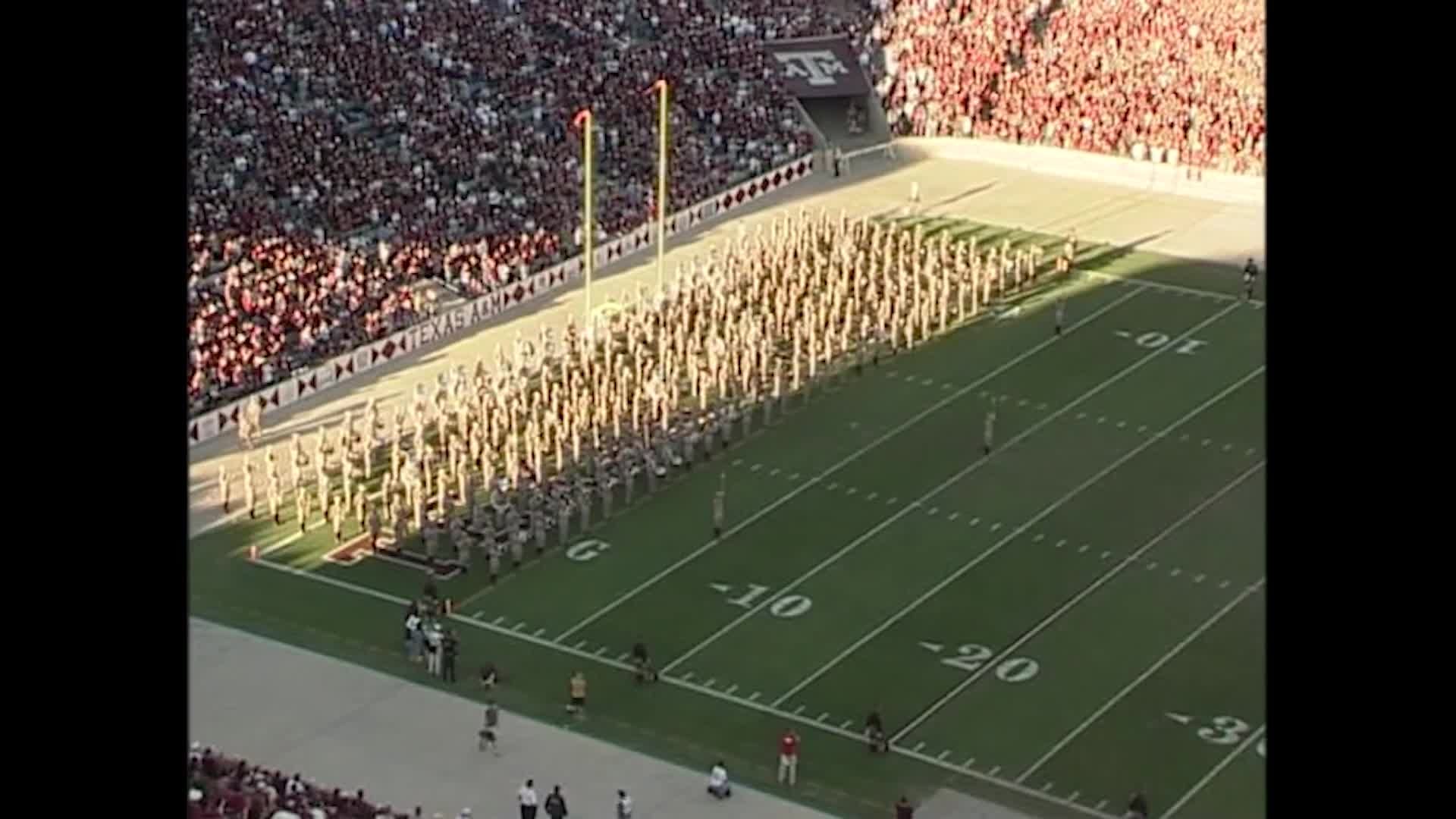 2004 TAMU vs Oklahoma Halftime Drill