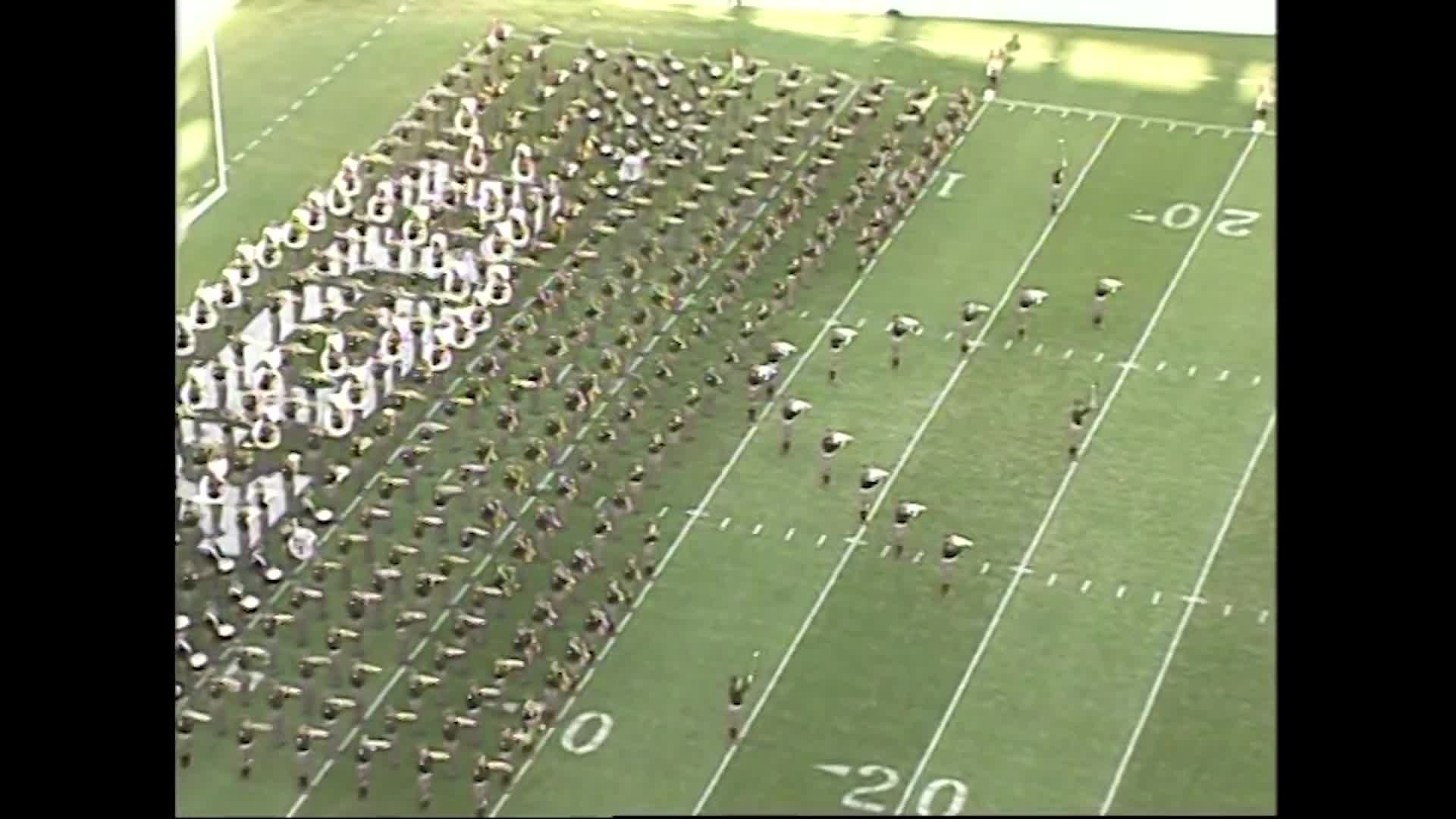 1995 TAMU vs TCU Halftime Drill