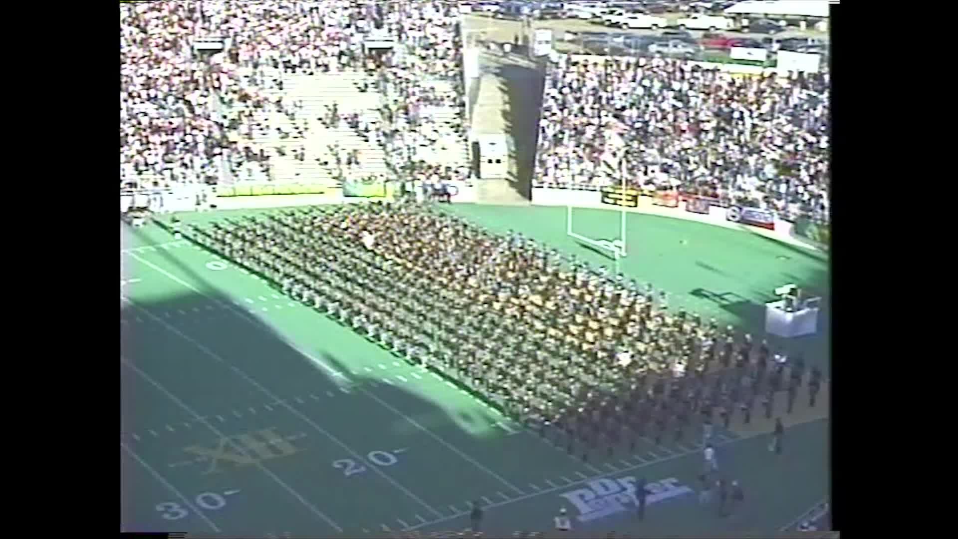 1996 TAMU vs Baylor Halftime Drill