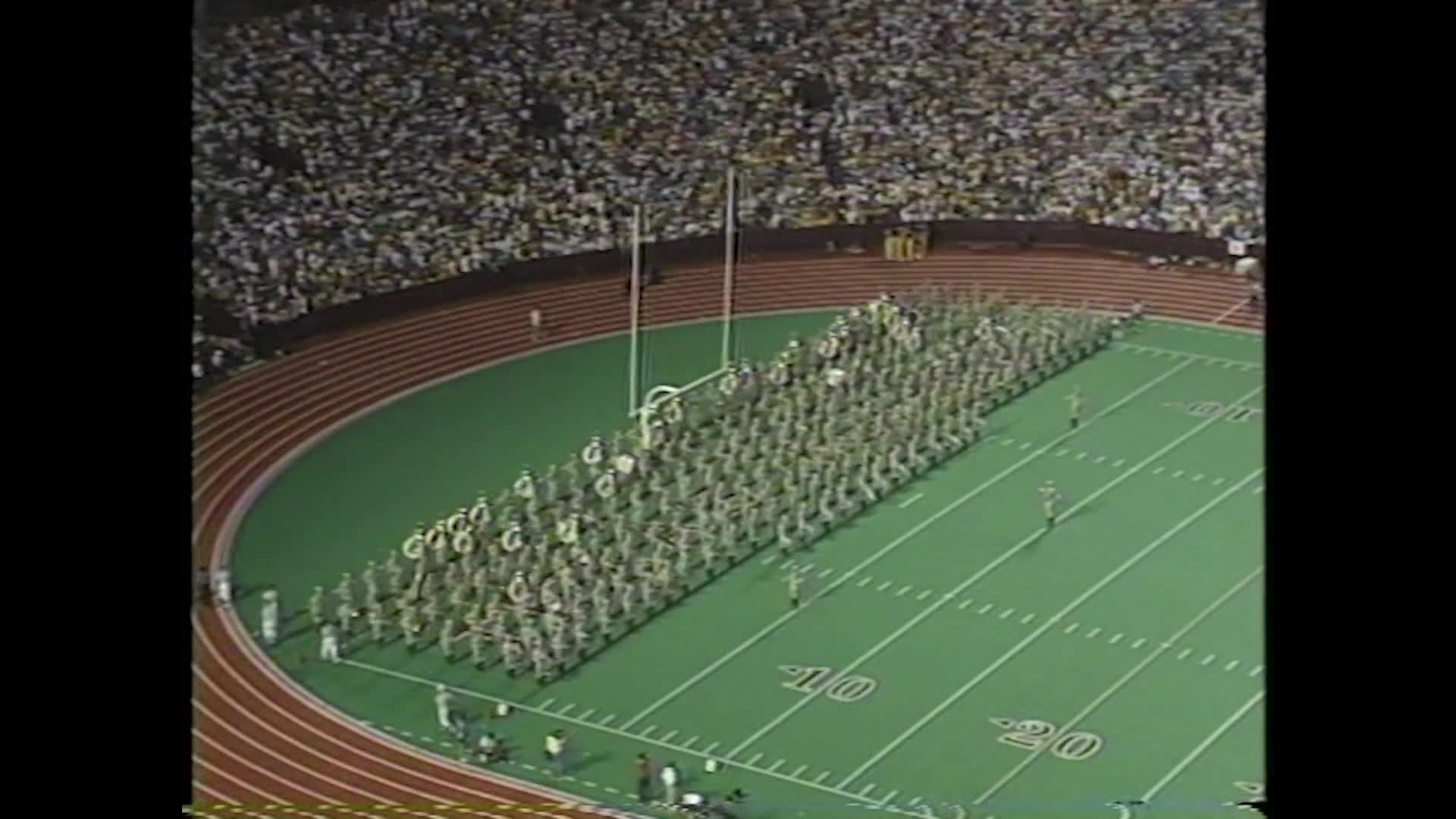 1987 TAMU vs LSU Halftime Drill