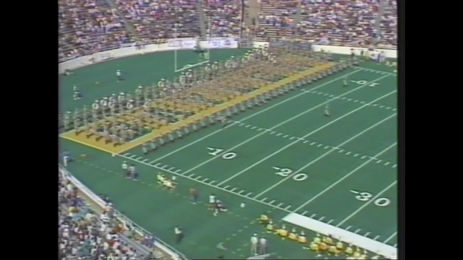 1989 TAMU vs Baylor Halftime Drill