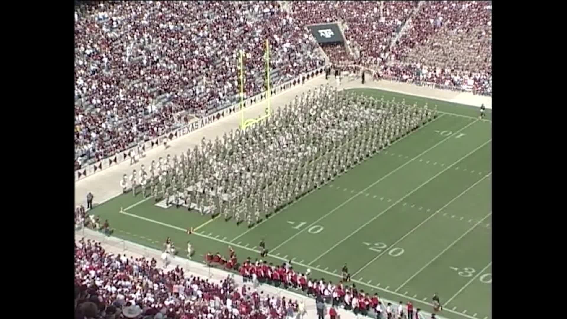 2002 TAMU vs Texas Tech Halftime Drill